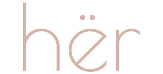 hër headphone - Logo rosa Menü